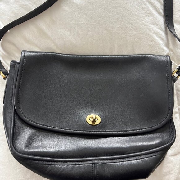 Coach Handbags - Vintage Black Coach City Bag